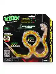 Антистресс-игрушка Klixx Creaturez Гремучая змея оранжевая