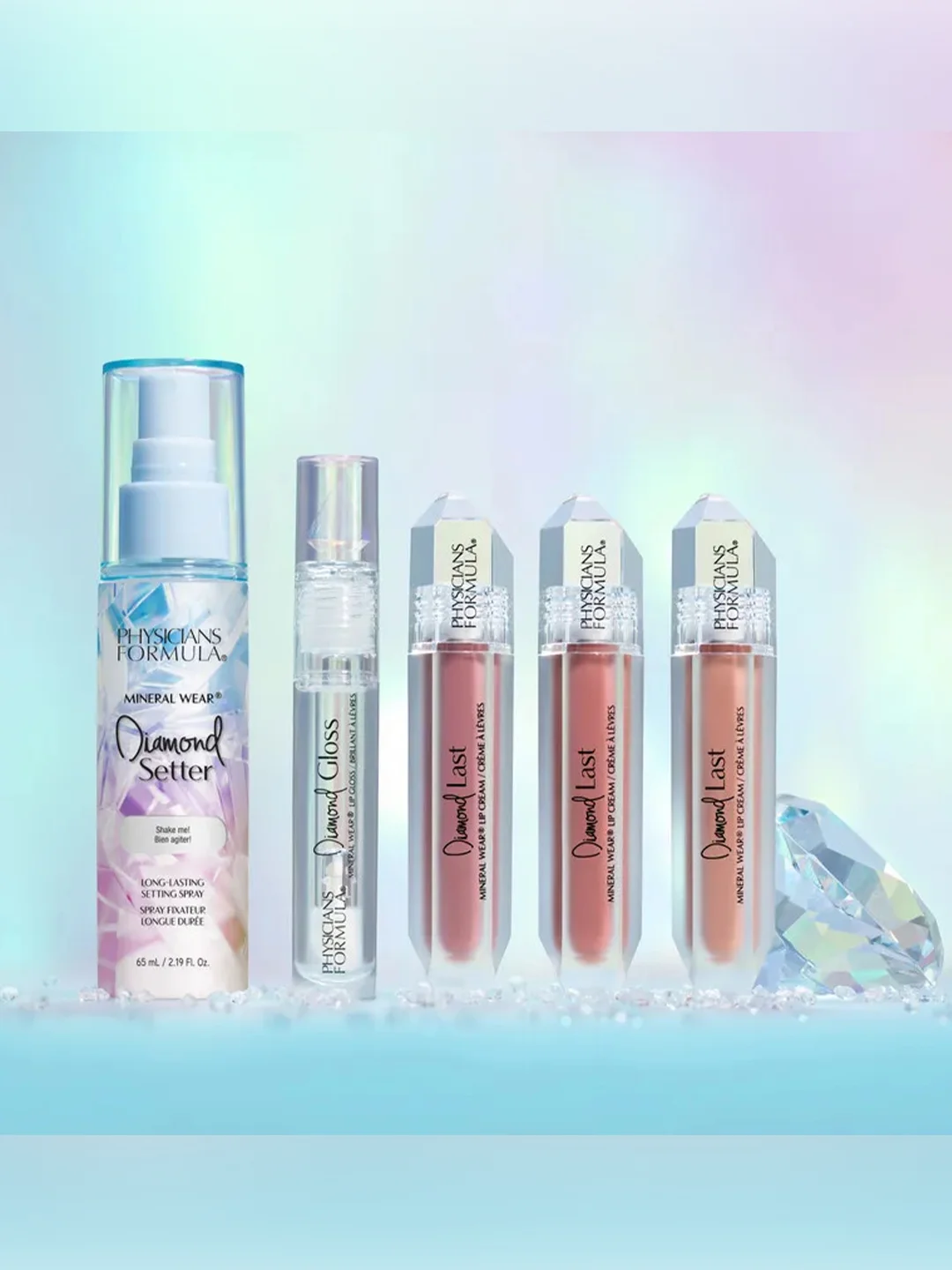 PHYSICIANS FORMULA Помада для губ матовая Mineral Wear® Diamond Last розовый кварц