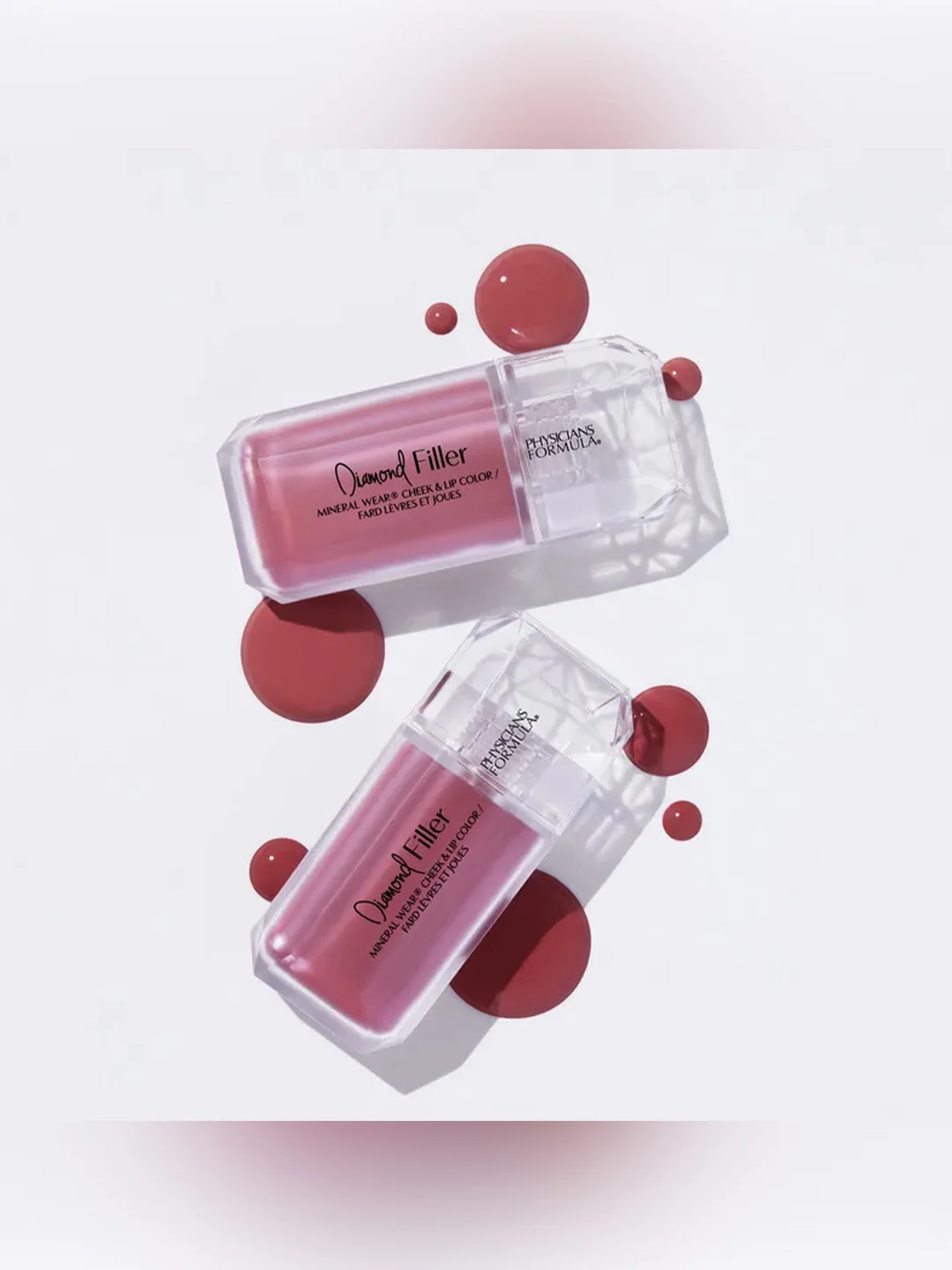 Румяна для щек и губ Diamond Filler Cheek&Lip Color PHYSICIANS FORMULA, сияющий розовый