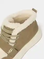 Хаки угги женские, с мехом