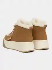 Карамельный угги женские, с мехом