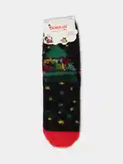 Черный носки новогодние, сделано из норки кашемира 36-41 размер