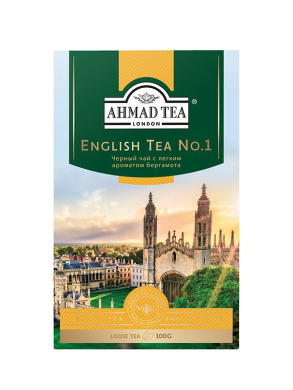 Чай "Ahmad Tea" Английский чай No.1, картон.коробка, 100г,