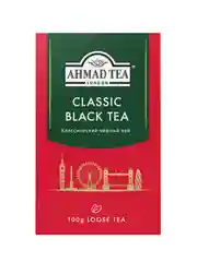Чай "Ahmad Tea", черный "Классический", листовой, картон. коробка, 100г,
