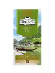 Чай "Ahmad Tea", Зеленый , пакетики с ярлычками, в конвертах из фольги 25х2г,