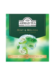 Чай "Ahmad Tea", Мята-Мелиса, зелёный, пакетики в конвертах, 100x1,8г,