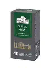 Чай "Ahmad Tea",Классик Грей, с ароматом бергамота, черный, пакетики без ярлычков, 40х2г,