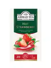 Чай травяной"Ahmad Tea", Hot Strawberry, со вкусом клубники и чили 20х1,8г,