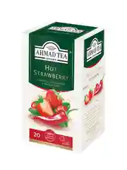 Чай травяной"Ahmad Tea", Hot Strawberry, со вкусом клубники и чили 20х1,8г,