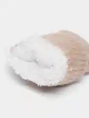 Карамельный варежки зимние женские теплые двухслойные экомех