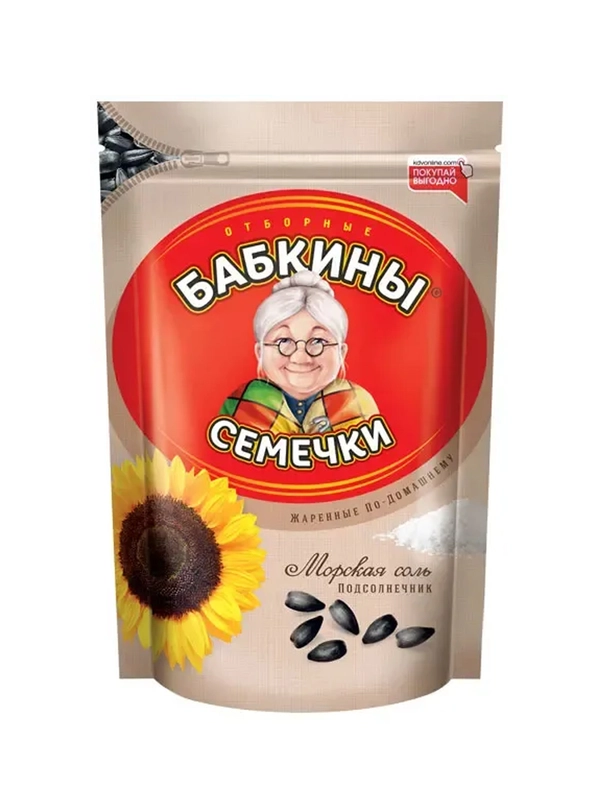 БАБКИНЫ СЕМЕЧКИ Семечки соленые 330г