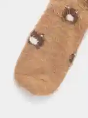 Коричневый носки женские тёплые