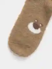 Шоколадный носки женские тёплые