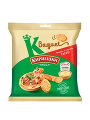 КИРИЕШКИ Baguet сухарики со вкусом пиццы и сырным соусом, 70 г