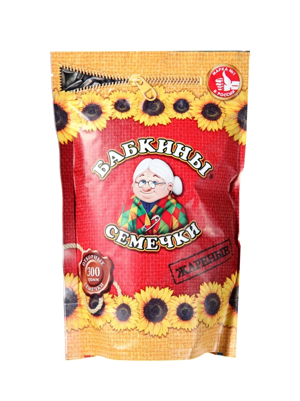 БАБКИНЫ СЕМЕЧКИ Семечки подсолнечные жареные 330г
