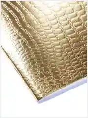 Золотистый хаки тетрадь 48/96л А5, клетка на скобе Обл. Бумвинил METALLIC