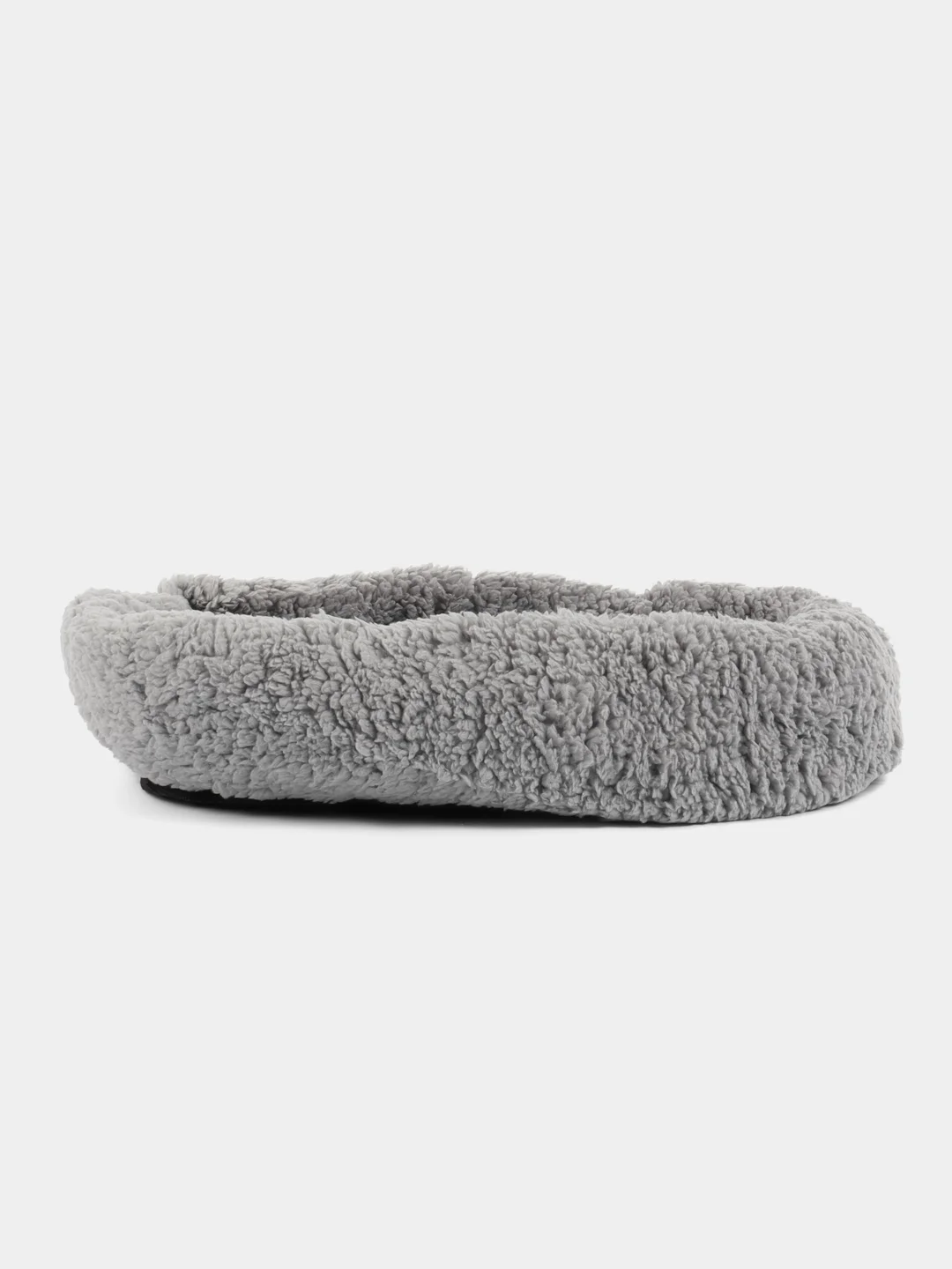 Серый лежанка для собак и кошек, мягкий мех, 45х35х11 см