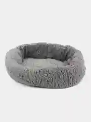 Серый лежанка для собак и кошек, мягкий мех, 45х35х11 см