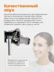 Черный наушники проводные Xiaomi Piston Youth Edition