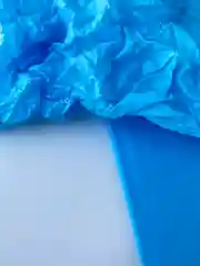 Голубой тишью бумага для упаковки подарков, PREMIUM. 10 листов упаковка, 50*66 см. 13 цветов