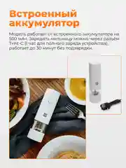 Белый мельница электрическая для специй Xiaomi HuoHou Electric Grinder HU0201