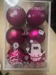 Фуксия новогодние шары 6 штук набор елочных игрушек