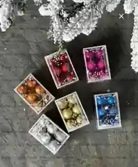Новогодние шары 6 штук набор елочных игрушек