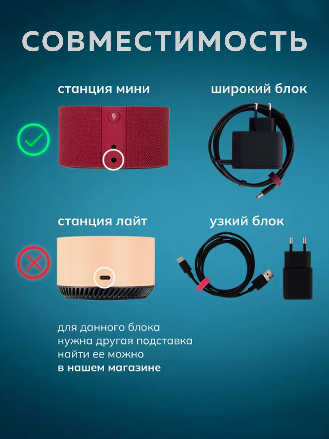 Белый держатель Яндекс станции Мини подставка умной колонки Алиса