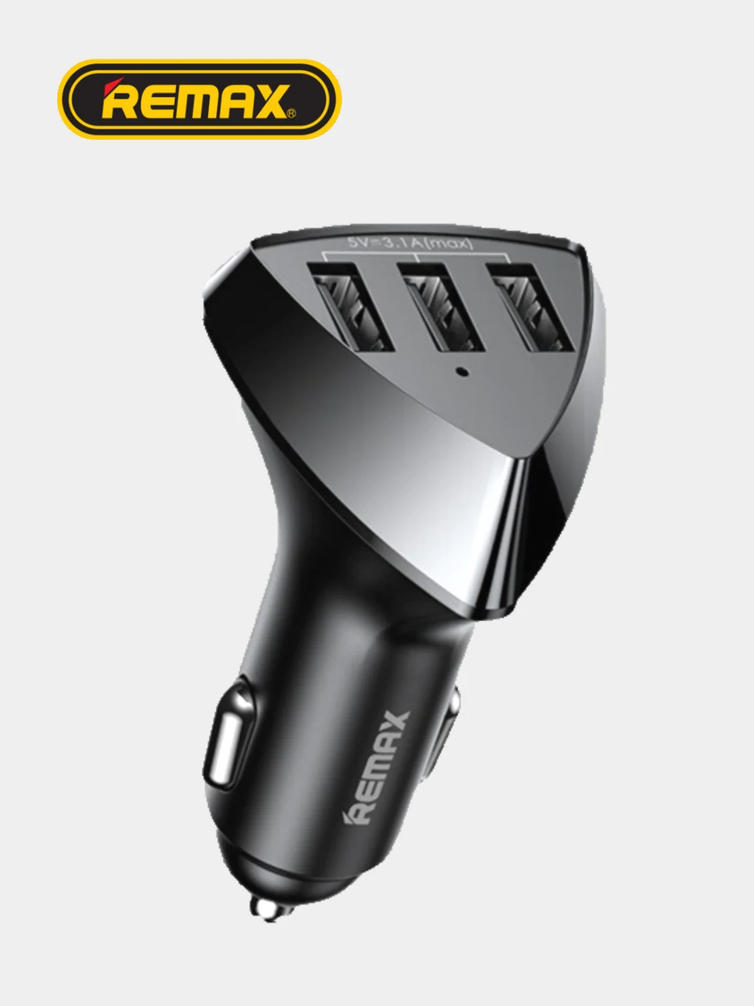 Автомобильное зарядное устройство в прикуриватель 3 USB, мощная 3,1 А
