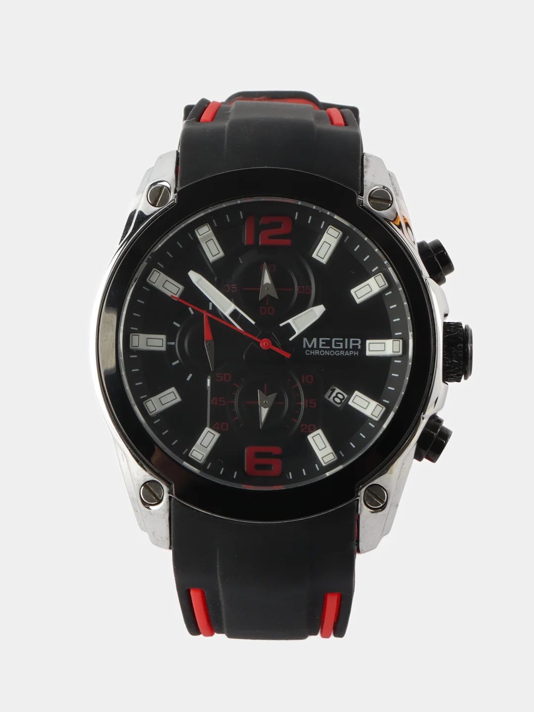 Серебряный часы наручные Megir 2063G