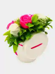 Фуксия букет из мыла,мыльных роз,подарочный набор, подарок учителю,коллеге