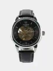 Угольный часы наручные, механические, Tissot