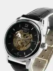 Угольный часы наручные, механические, Tissot