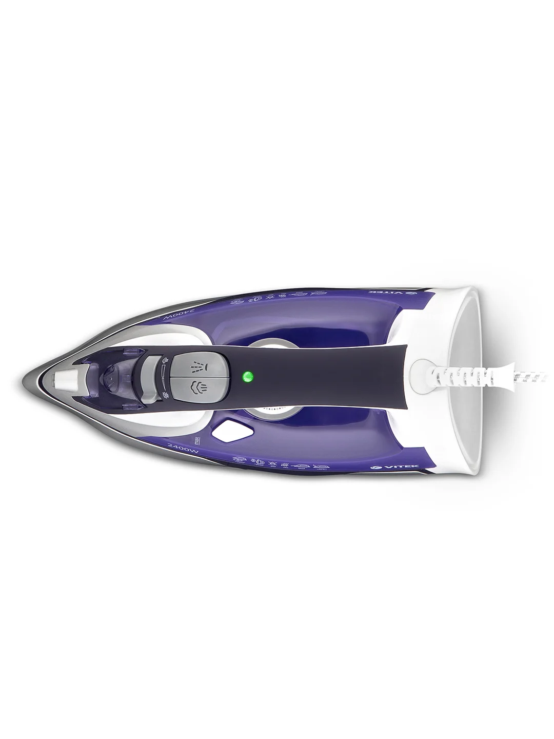 Утюг Vitek 1257-VT-02 2400Вт фиолетовый/белый