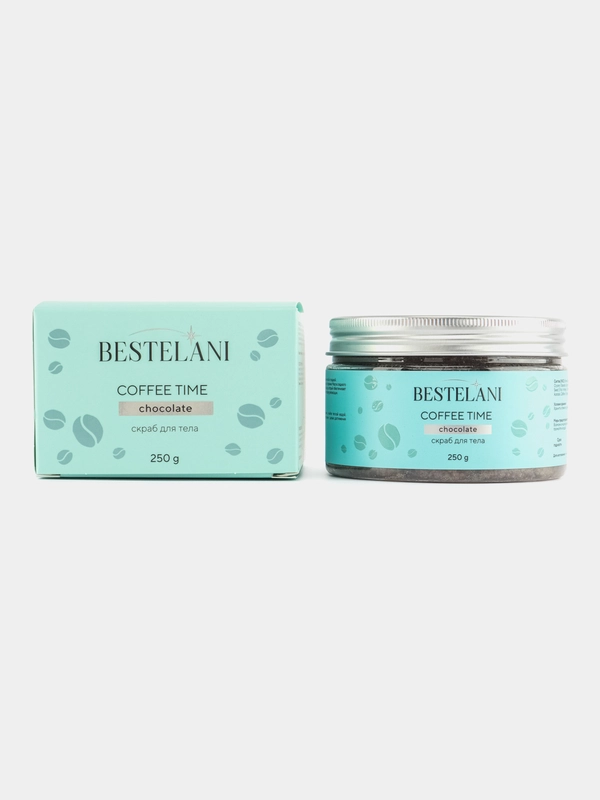 Скраб для тела антицеллюлитный Coffee time, BESTELANI, 250 мл