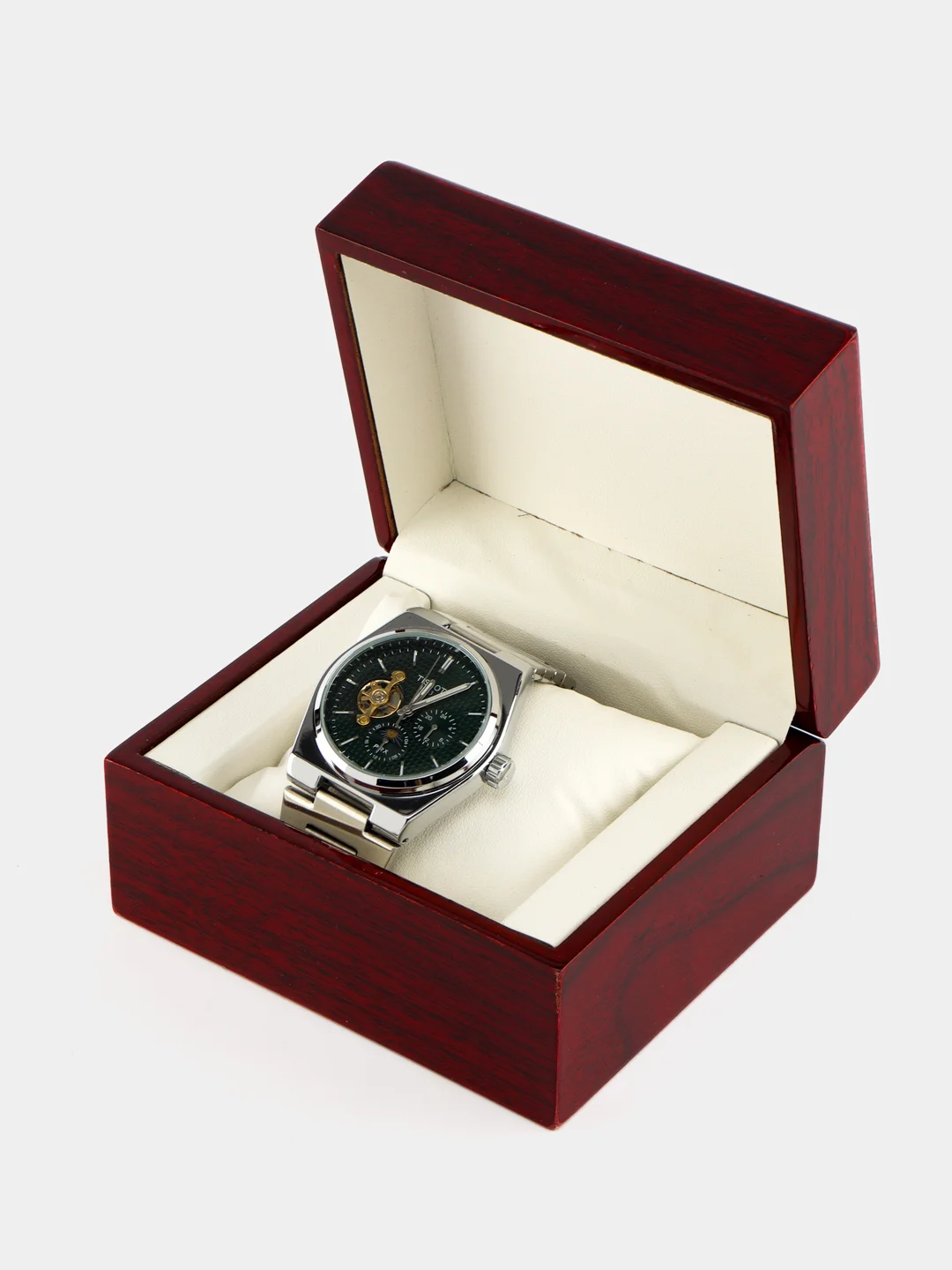 Зеленый часы механические Tissot