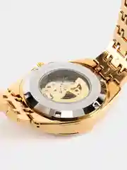 Золотой часы наручные механические Tissot скелетон