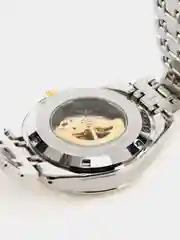 Лимонный часы наручные механические Tissot скелетон