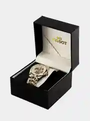 Лимонный часы наручные механические Tissot скелетон