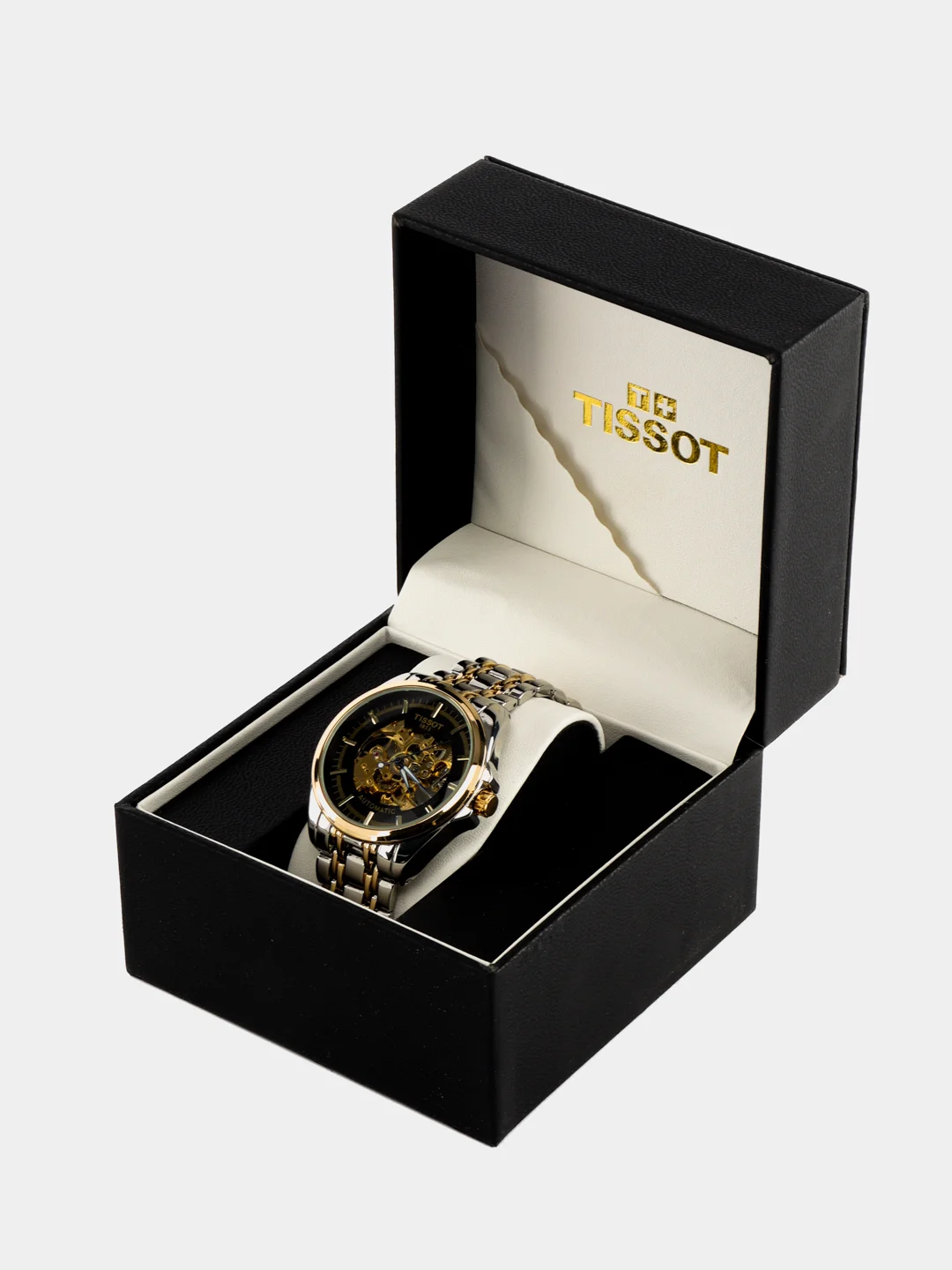 Манго часы наручные механические Tissot скелетон