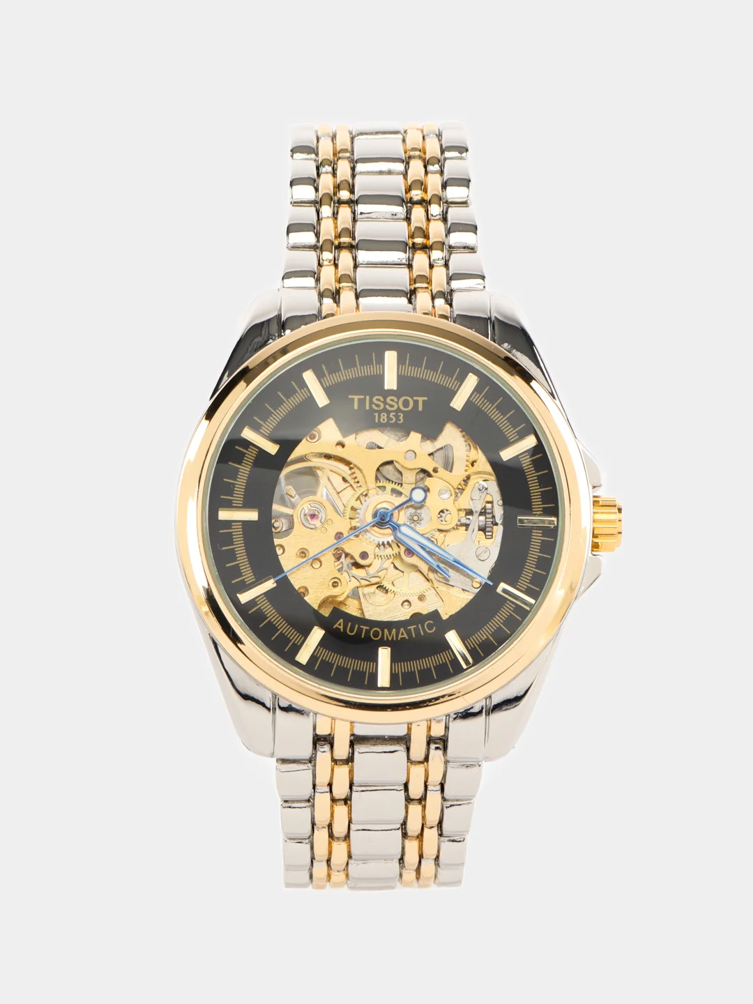 Манго часы наручные механические Tissot скелетон