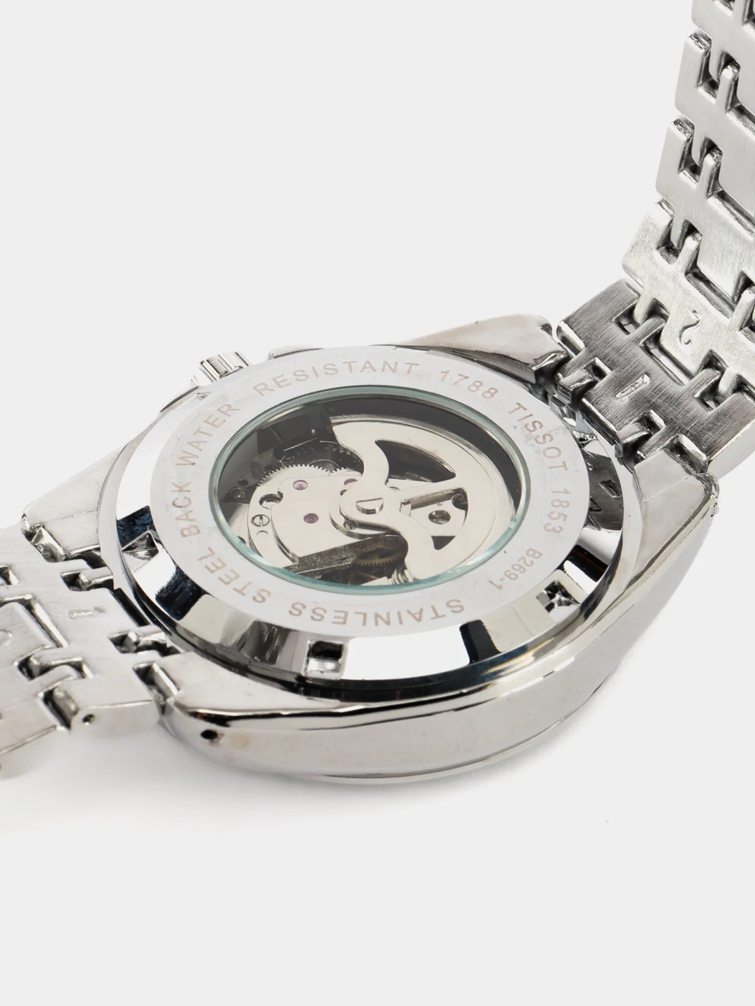 Слоновая кость часы наручные механические Tissot скелетон