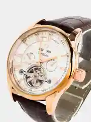 Коричневый часы механические Omega