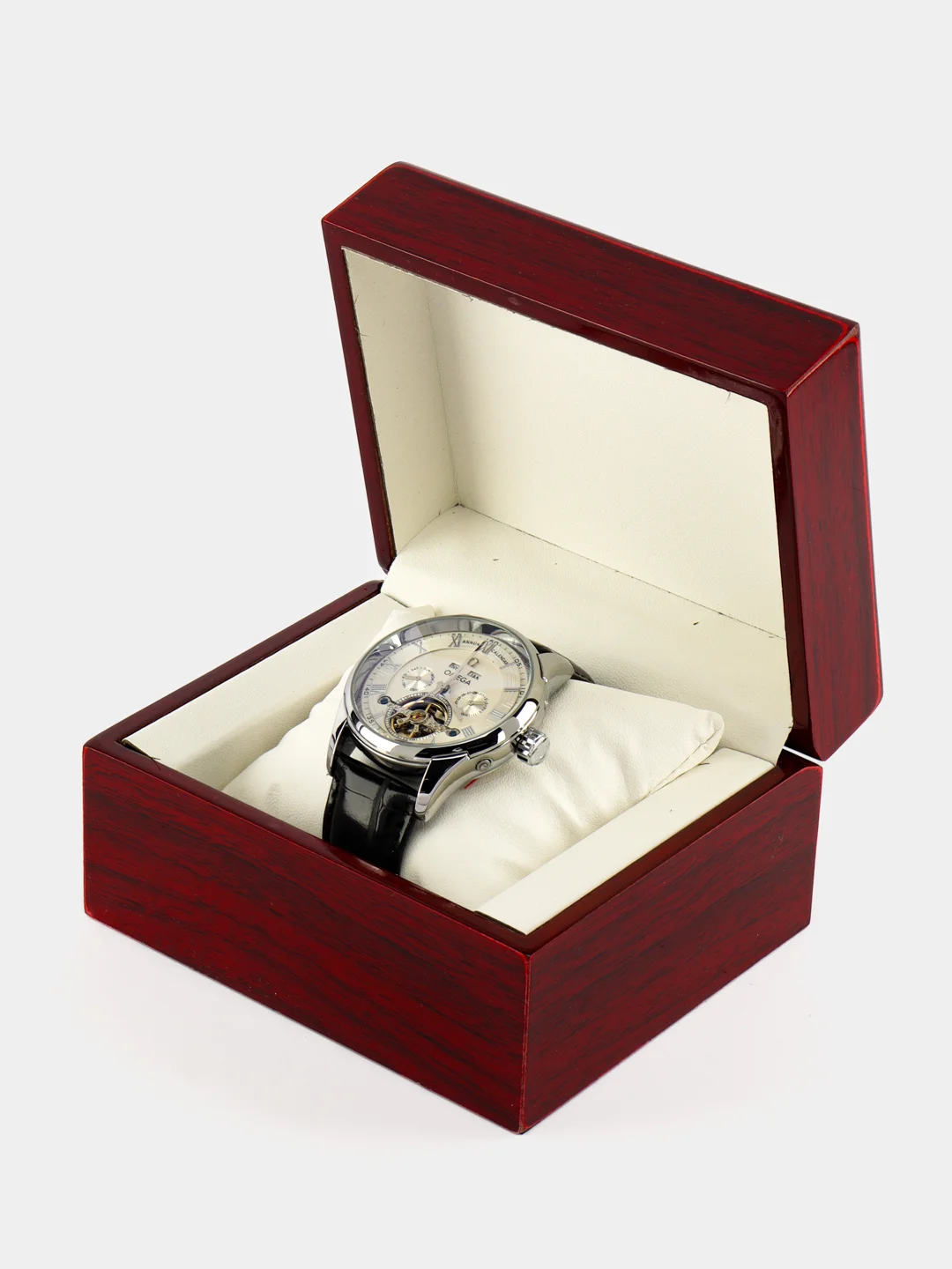 Серый часы механические Omega
