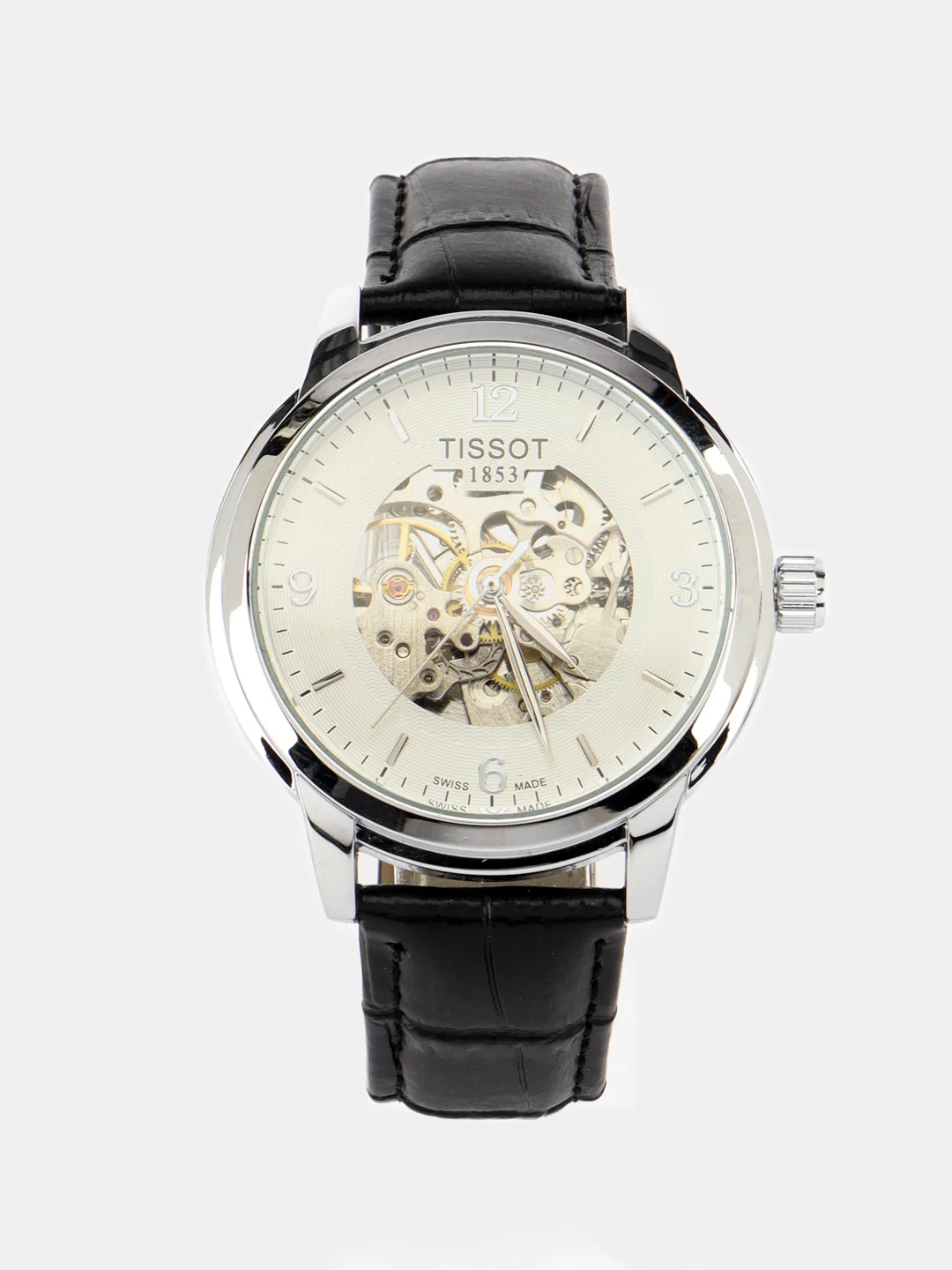 Кремовый часы наручные, механические, Tissot