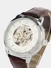 Багровый часы наручные, механические, Tissot