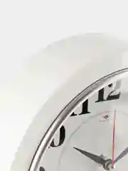 Часы настольные 43х25см, корпус белый+серебро "Классика" 4225-004