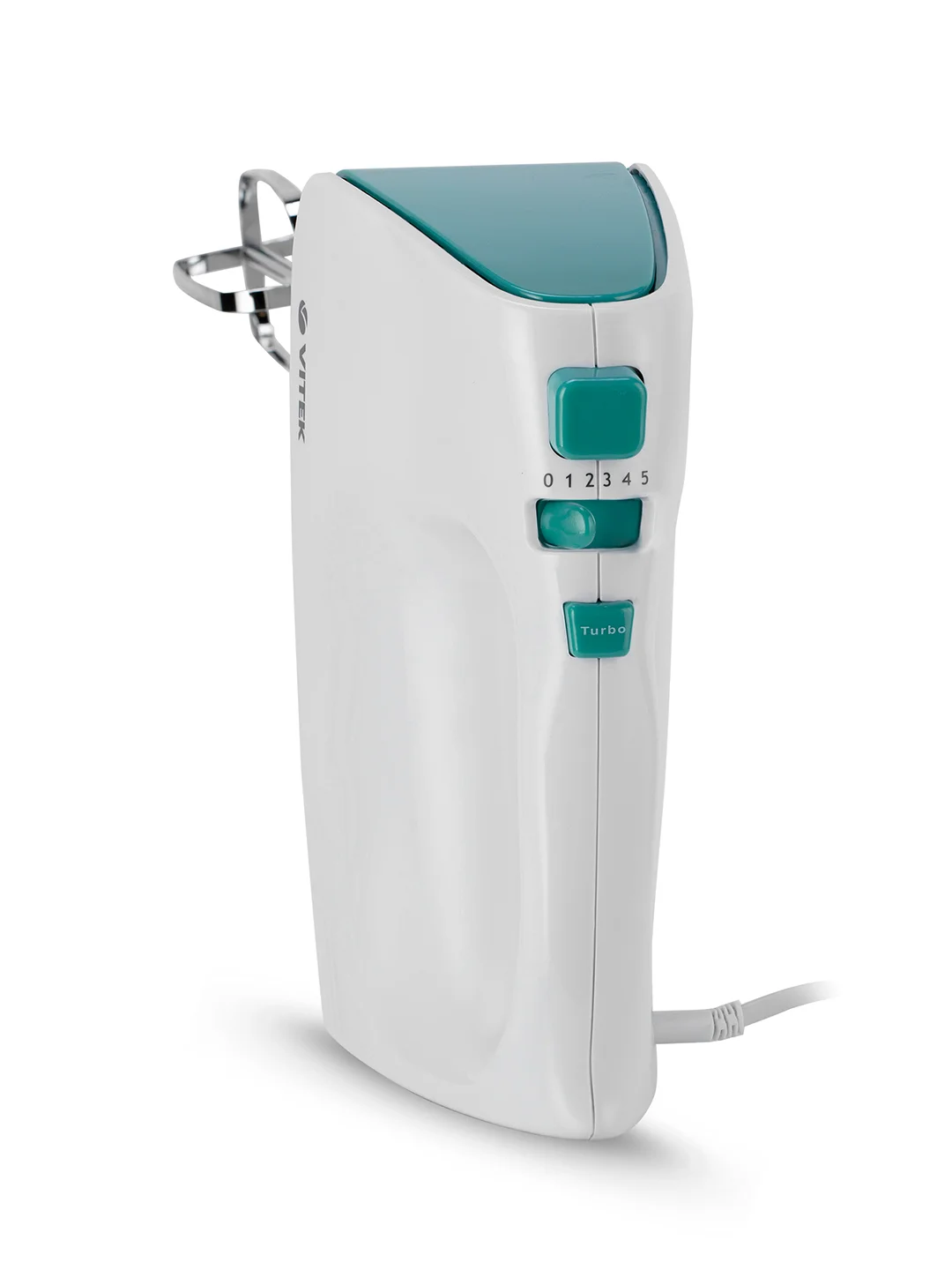 Миксер ручной Vitek VT-1490 600Вт белый/зеленый