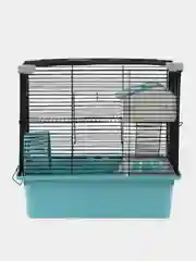 Бирюзовый клетка для грызунов Рикки, 2 этажа, разборная, 42*30*40см