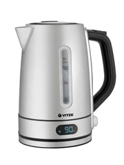 Чайник Vitek VT-1160 1.7л. 2200Вт серебристый (нерж.сталь/пластик)